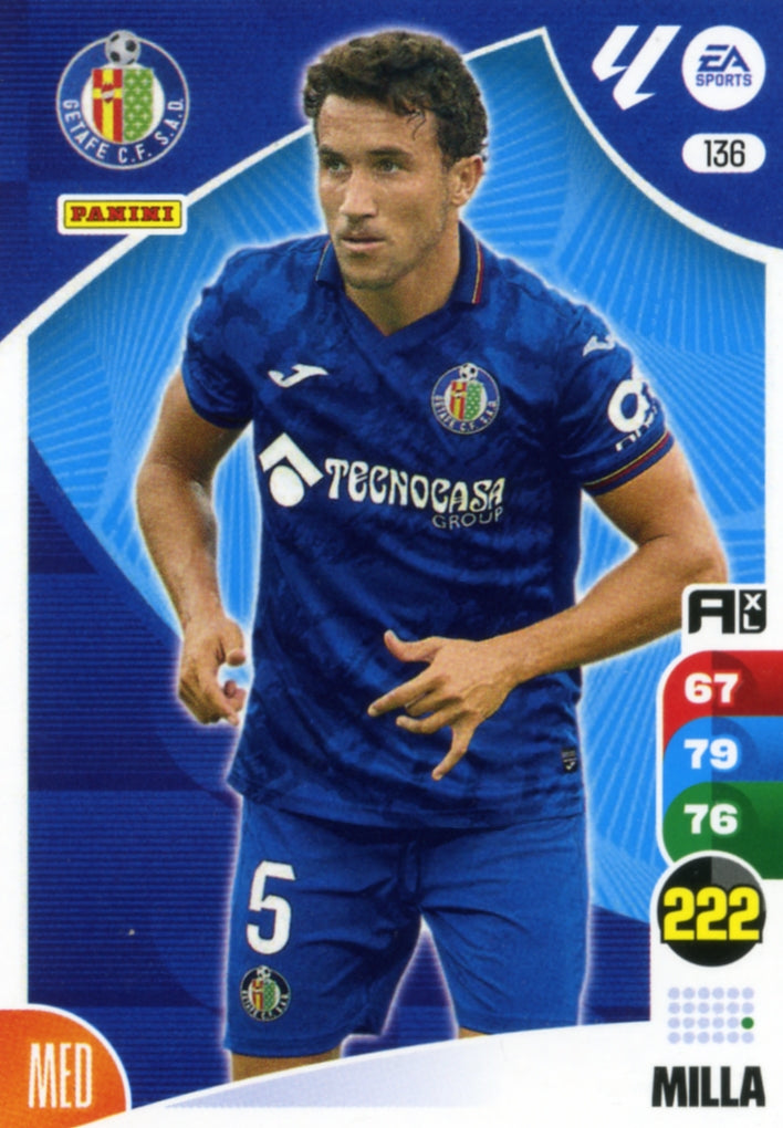 Panini Adrenalyn XL La Liga 2024/2025 - #136 - MILLA JR. - GETAFE - 1st Edition, RAW Chrome