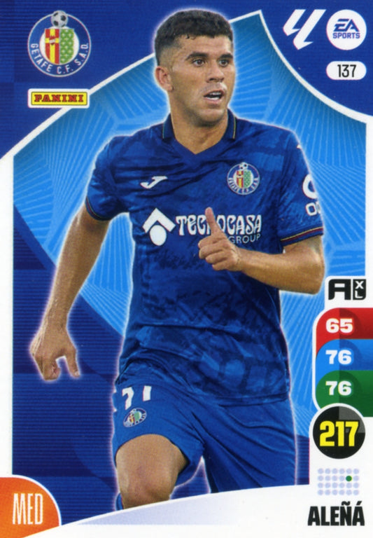 Panini Adrenalyn XL La Liga 2024/2025 - #137 - ALEÑÁ - GETAFE - 1ª Edición, Cromo RAW