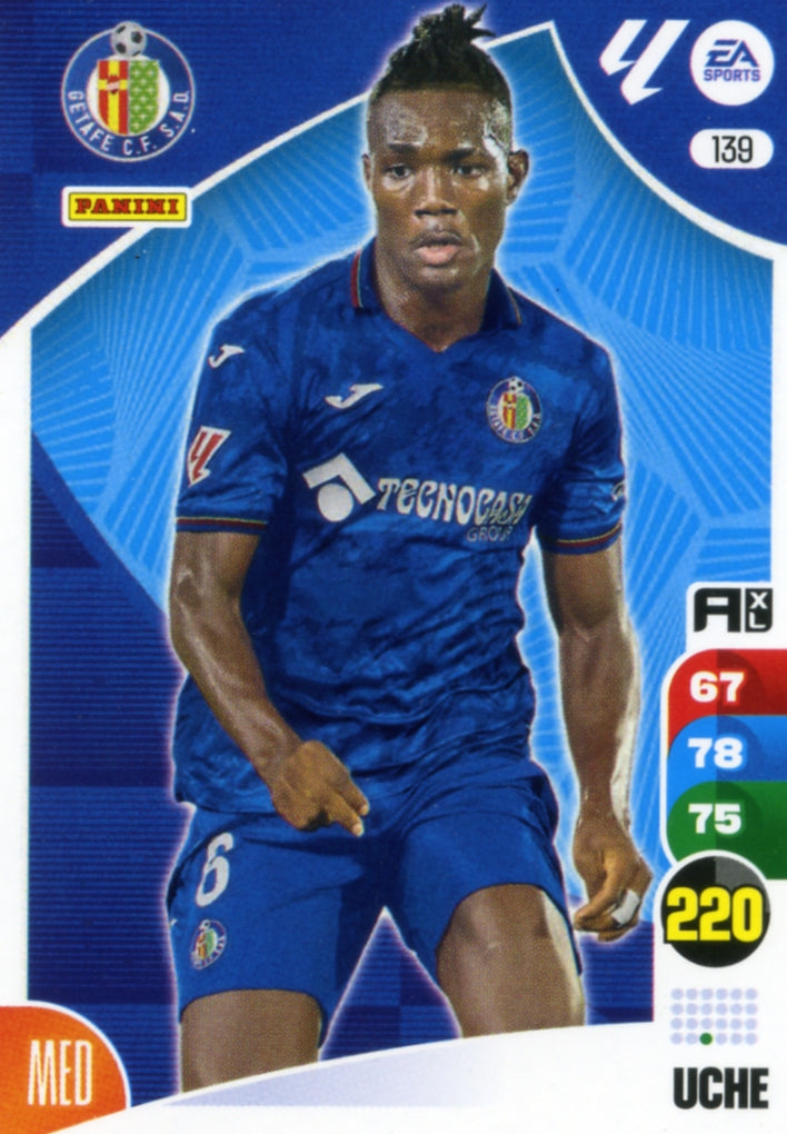Panini Adrenalyn XL La Liga 2024/2025 - #139 - UCHE - GETAFE - 1st Edition, RAW Chrome