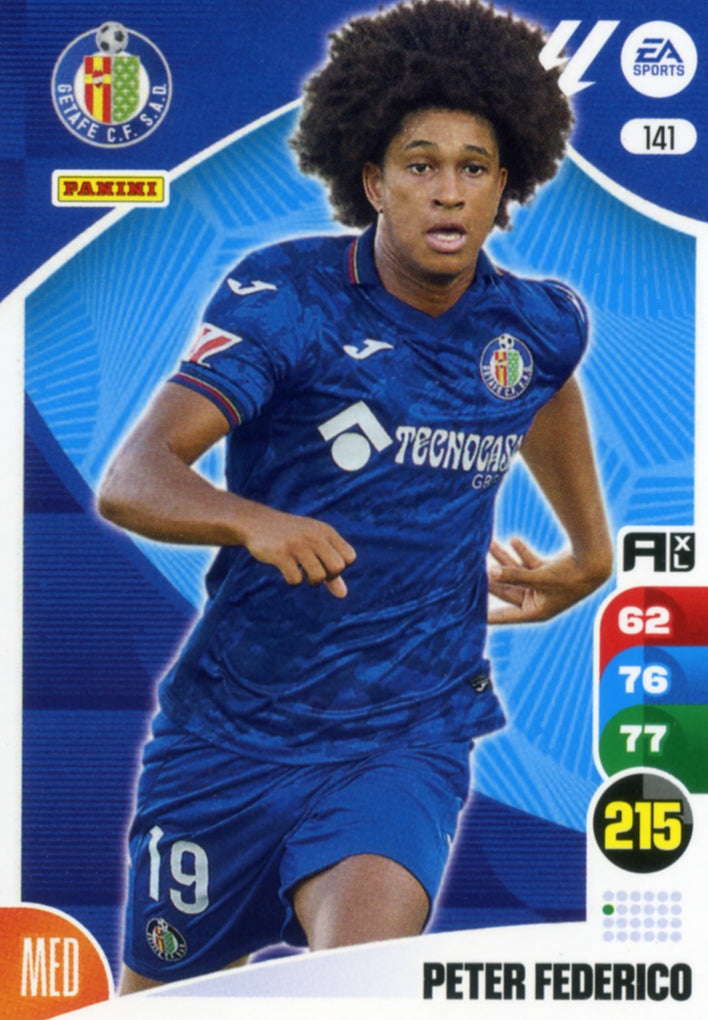 Panini Adrenalyn XL La Liga 2024/2025 - #141 - PETER FEDERICO - GETAFE - 1st Edition, RAW Card