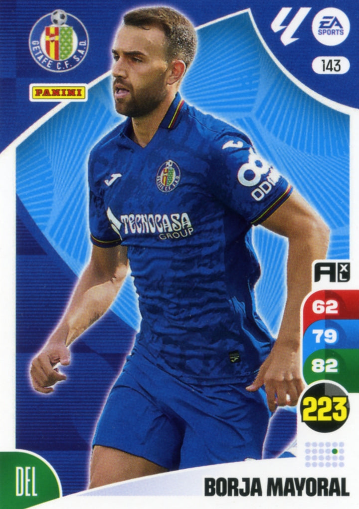 Panini Adrenalyn XL La Liga 2024/2025 - #143 - BORJA MAYORAL - GETAFE - 1st Edition, RAW Chrome