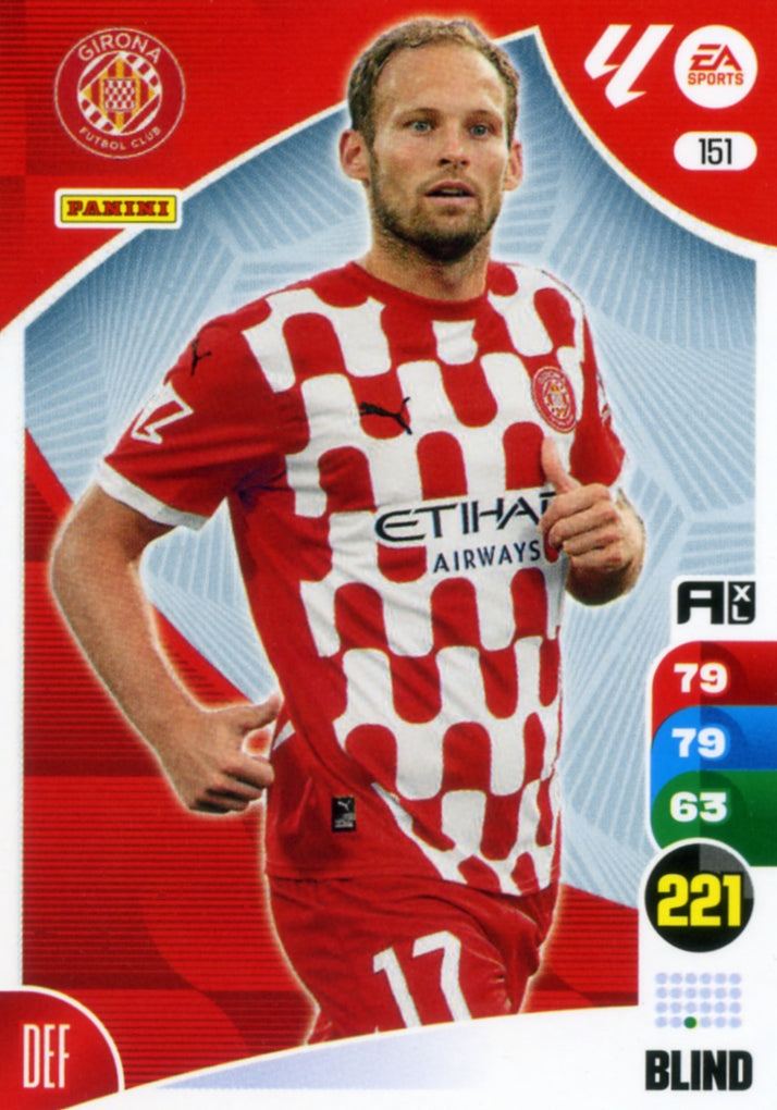 Panini Adrenalyn XL La Liga 2024/2025 - #151 - BLIND - GIRONA - 1st Edition, RAW Chrome