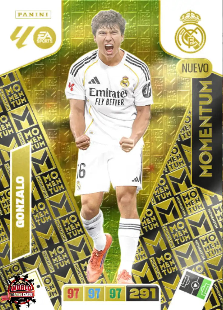 #MT007 | Adrenalyn XL | La Liga | 2025-2026 | Gonzalo  | Real Madrid | Momentum Nuevo