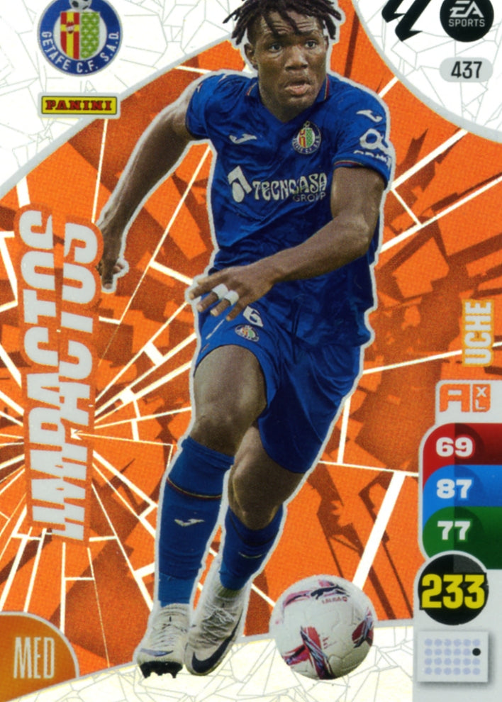Panini Adrenalyn XL La Liga 2024/2025 - #437 - IMPACTS - UCHE - 1st Edition, RAW Card