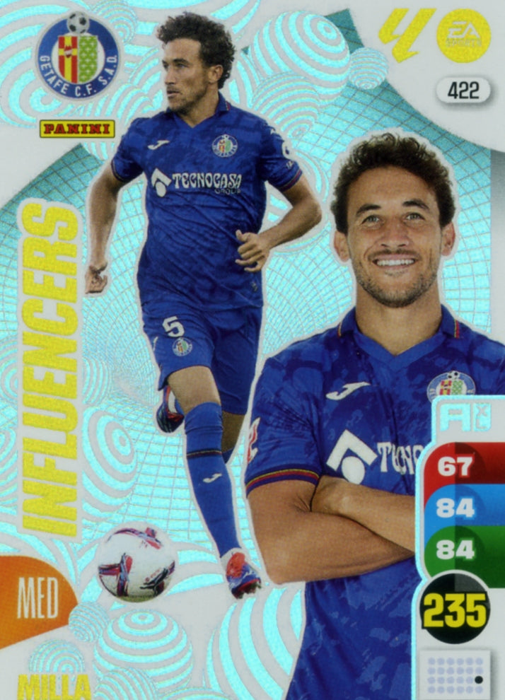 Panini Adrenalyn XL La Liga 2024/2025 - #422 - INFLUENCERS - MILLA - 1ª Edición, Cromo RAW