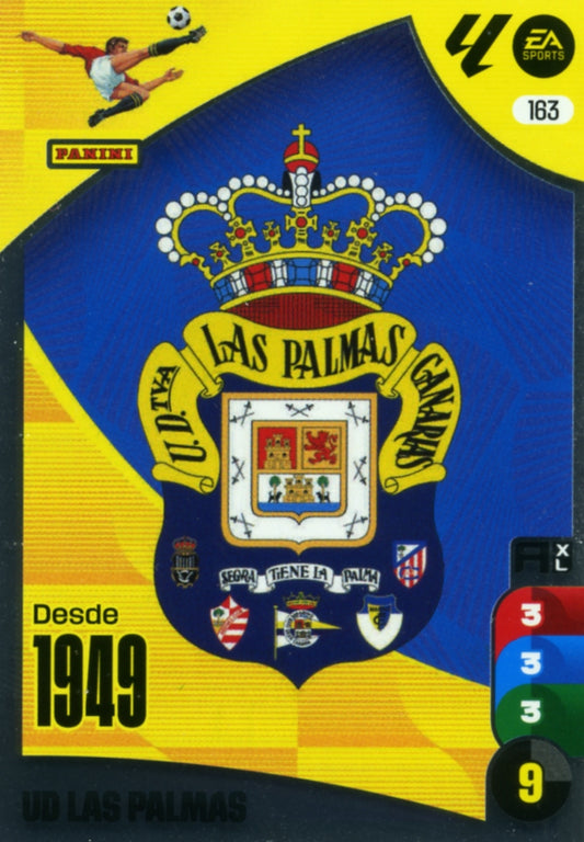 Panini Adrenalyn XL La Liga 2024/2025 - #163 - ESCUDO - LAS PALMAS - 1ª Edición, Cromo RAW