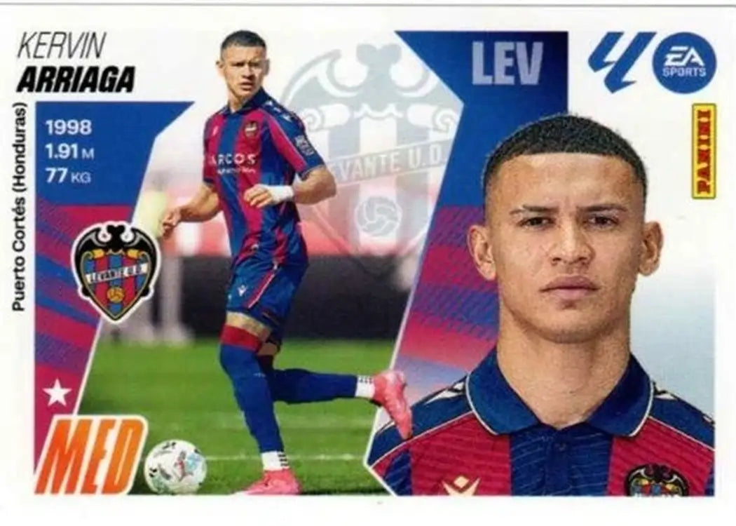 Arriaga - Panini Liga Este - 2025-2026 - 12 Bis - 4ª Edicion - WTC