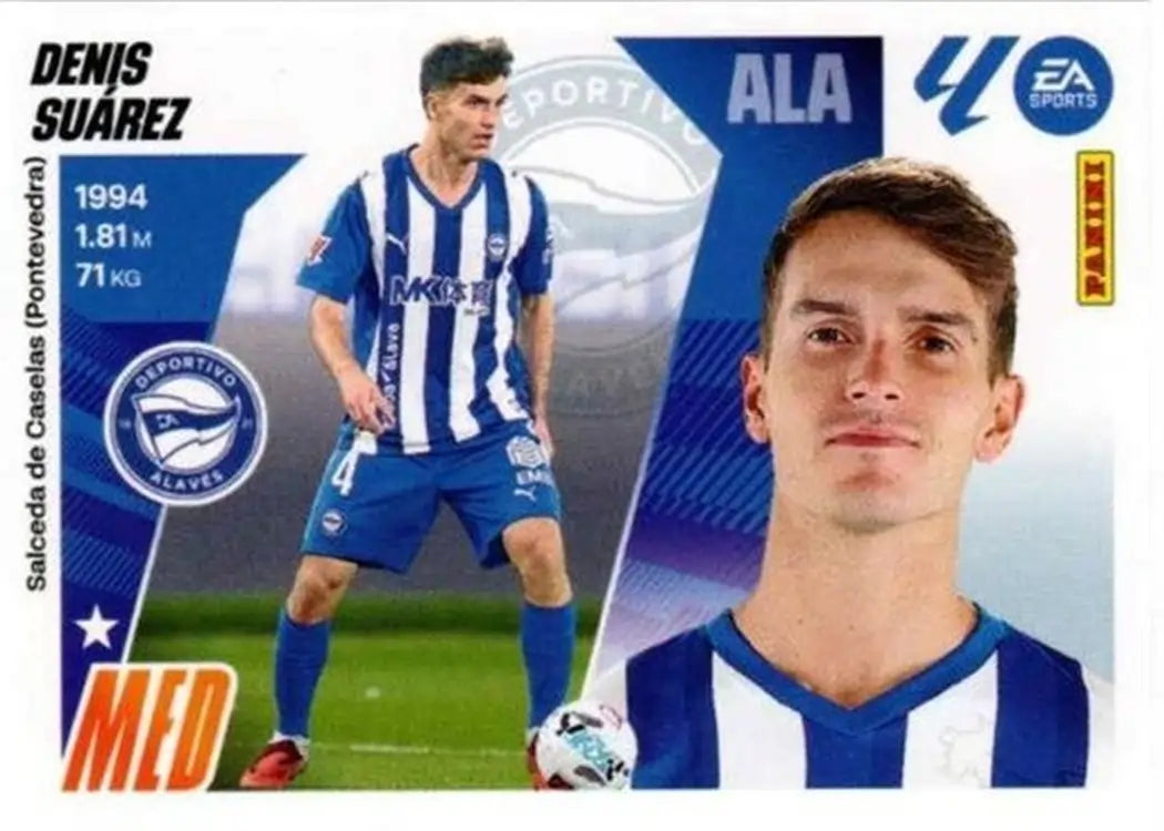 Denis Suarez - Panini Liga Este - 2025-2026 - UF51 - 4ª Edicion - Ultimos Fichajes