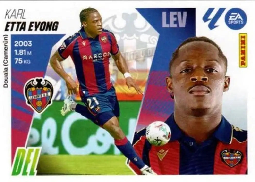 Etta Eyong - Panini Liga Este - 2025-2026 - UF58 - 4ª Edicion - Ultimos Fichajes