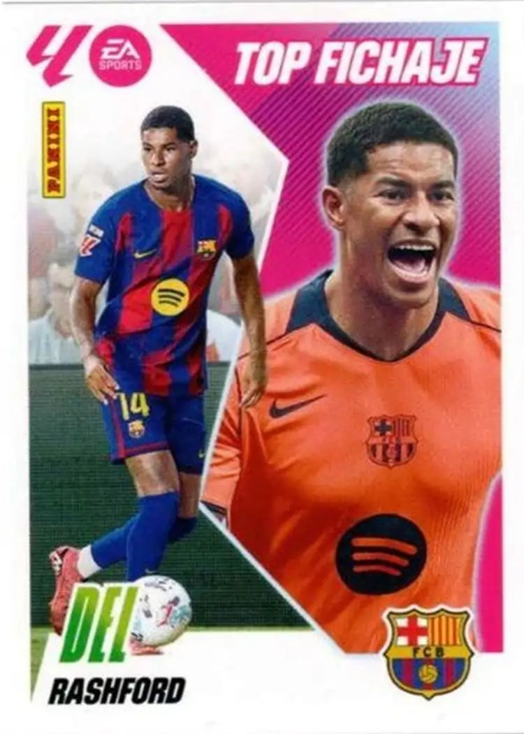 Rashford - Panini Liga Este - 2025-2026 - UF69 - 4ª Edicion - Top Fichaje