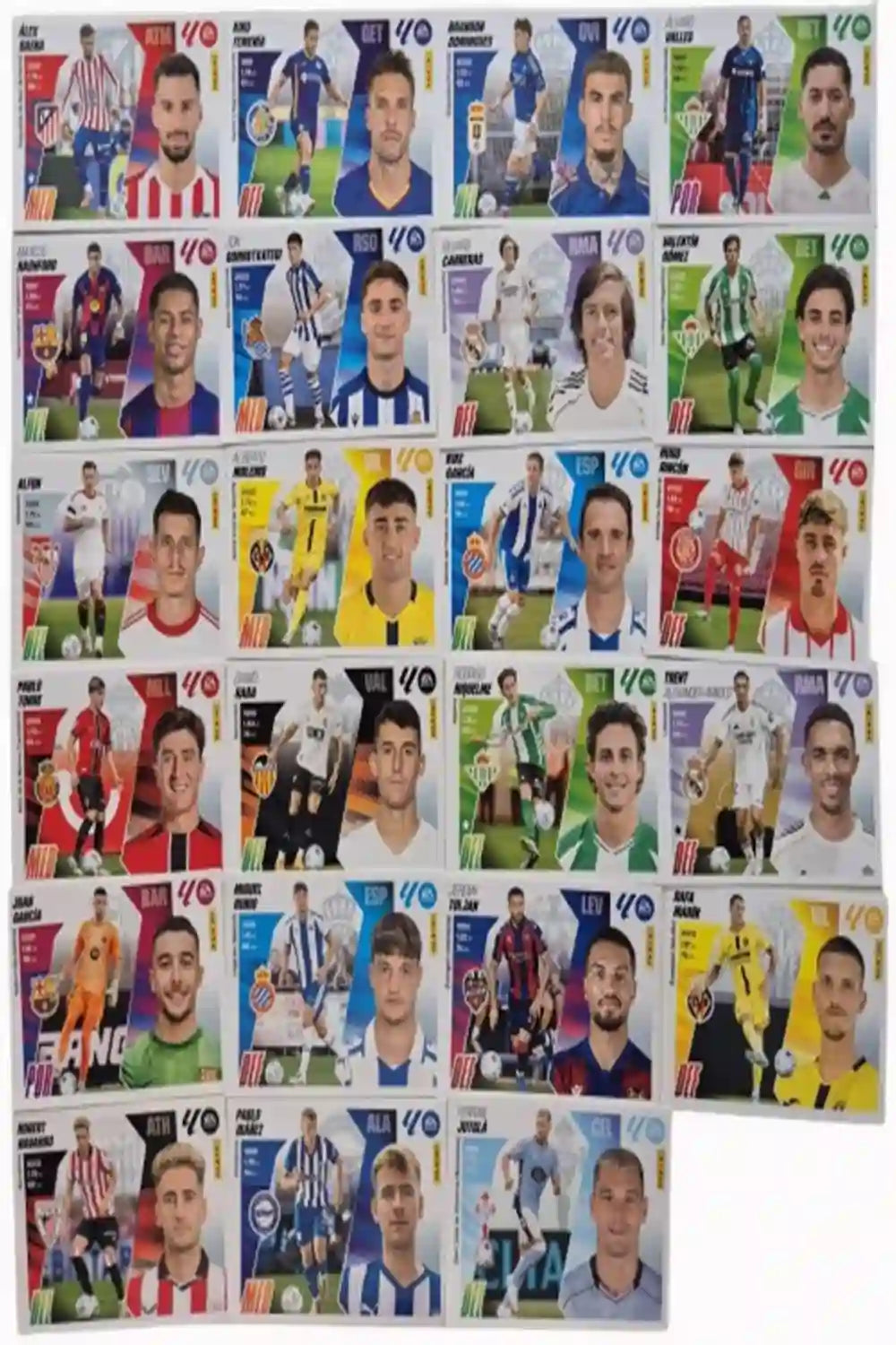 Liga Este 2025-26 - LOTE COMPLETO 60 CROMOS SEGUNDA EDICIÓN PANINI 2ªEDICION