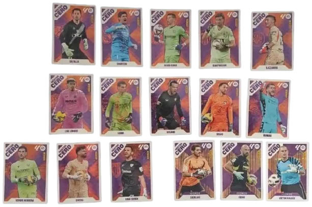 Liga Este 2025-26 - LOTE MISTER CERO - 16 CROMOS de Fútbol PANINI