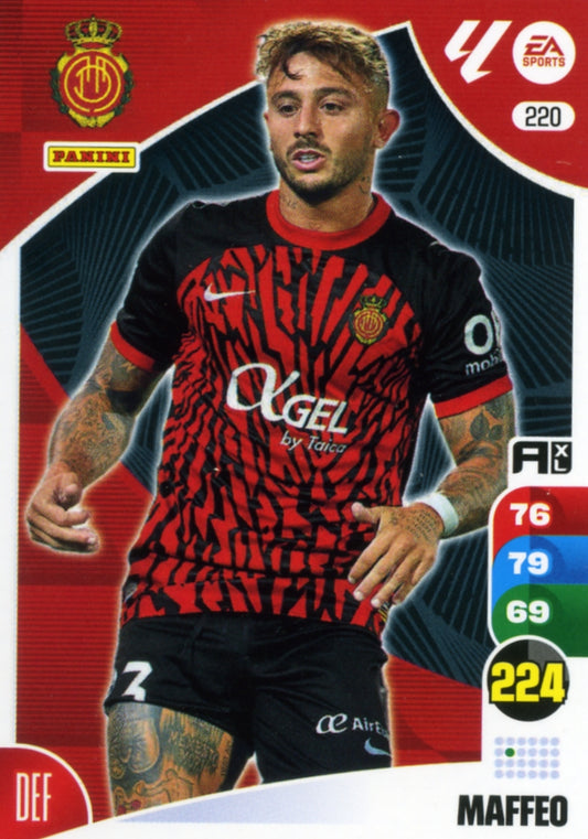Panini Adrenalyn XL La Liga 2024/2025 - #220 - MAFFEO - MALLORCA - 1st Edition, RAW Chrome