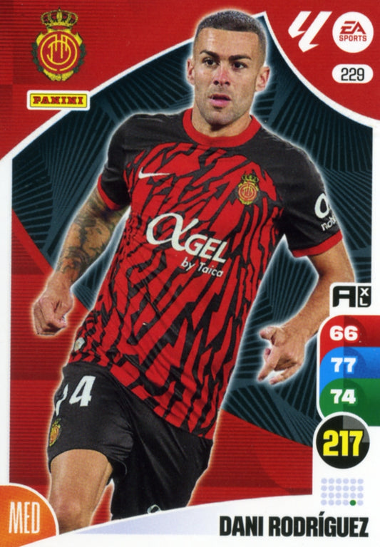Panini Adrenalyn XL La Liga 2024/2025 - #229 - DANI RODRIGUEZ - MALLORCA - 1st Edition, RAW Card