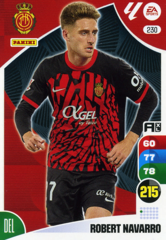 Panini Adrenalyn XL La Liga 2024/2025 - #230 - ROBERT NAVARRO - MALLORCA - 1st Edition, RAW Card