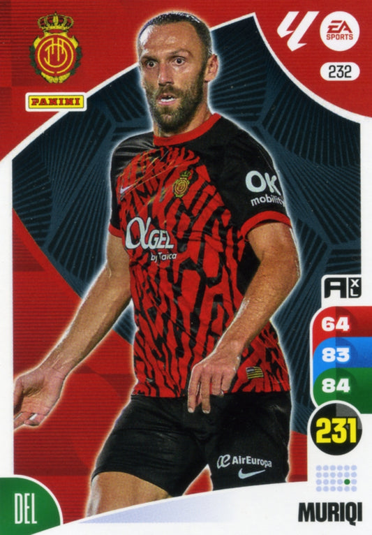 Panini Adrenalyn XL La Liga 2024/2025 - #232 - MURIQI - MALLORCA - 1st Edition, RAW Chrome