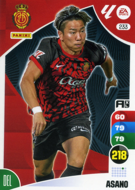 Panini Adrenalyn XL La Liga 2024/2025 - #233 - ASANO - MALLORCA - 1st Edition, RAW Card