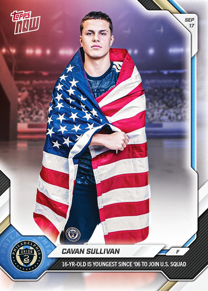 2026 | Topps | Now | MLS | #069 | Cavan Sullivan | Base | Print Run 1299