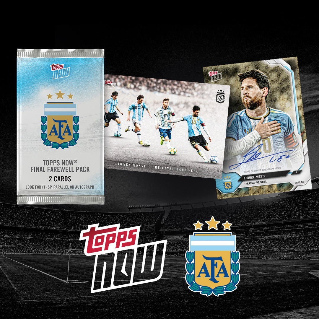 2026 | Topps | Now | Argentina | Lionel Messi  | Despedida Final | SOBRE PACK SELLADO (2 cartas) | Posibles Autos 1/1?