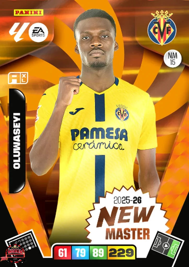 #NW/015 | Adrenalyn XL | La Liga | 2025-2026 | Oluwaseyi | Villarreal CF | New Master