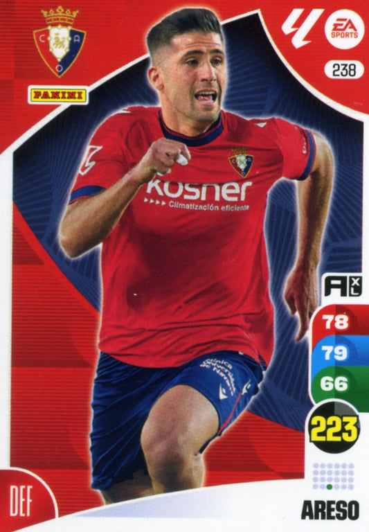 Panini Adrenalyn XL La Liga 2024/2025 - #238 - Areso - OSASUNA - 1st Edition, RAW Chrome