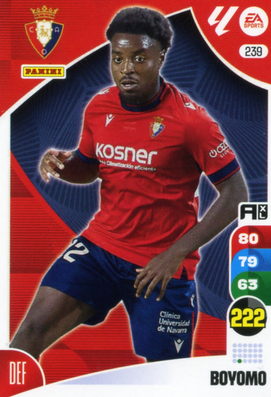 Panini Adrenalyn XL La Liga 2024/2025 - #239 - Boyomo - OSASUNA - 1st Edition, RAW Chrome