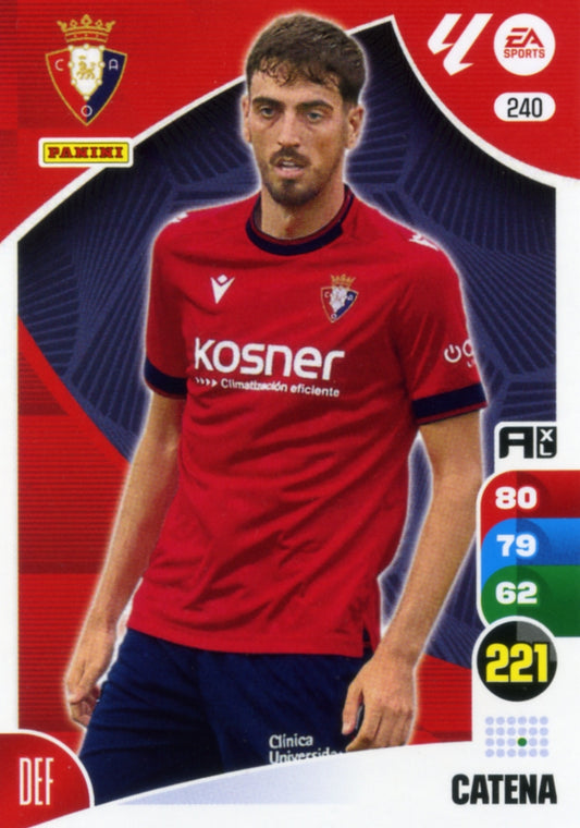 Panini Adrenalyn XL La Liga 2024/2025 - #240 - Catena - OSASUNA - 1st Edition, RAW Chrome