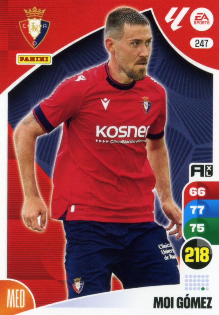 Panini Adrenalyn XL La Liga 2024/2025 - #247. Moi Gómez - OSASUNA - 1st Edition, RAW Chrome
