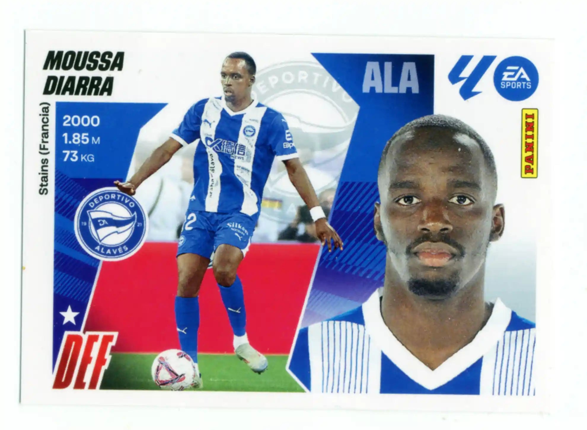 Moussa Diarra - Alavés - Panini Liga Este  - 2025 - 2026 - #009 - Básico