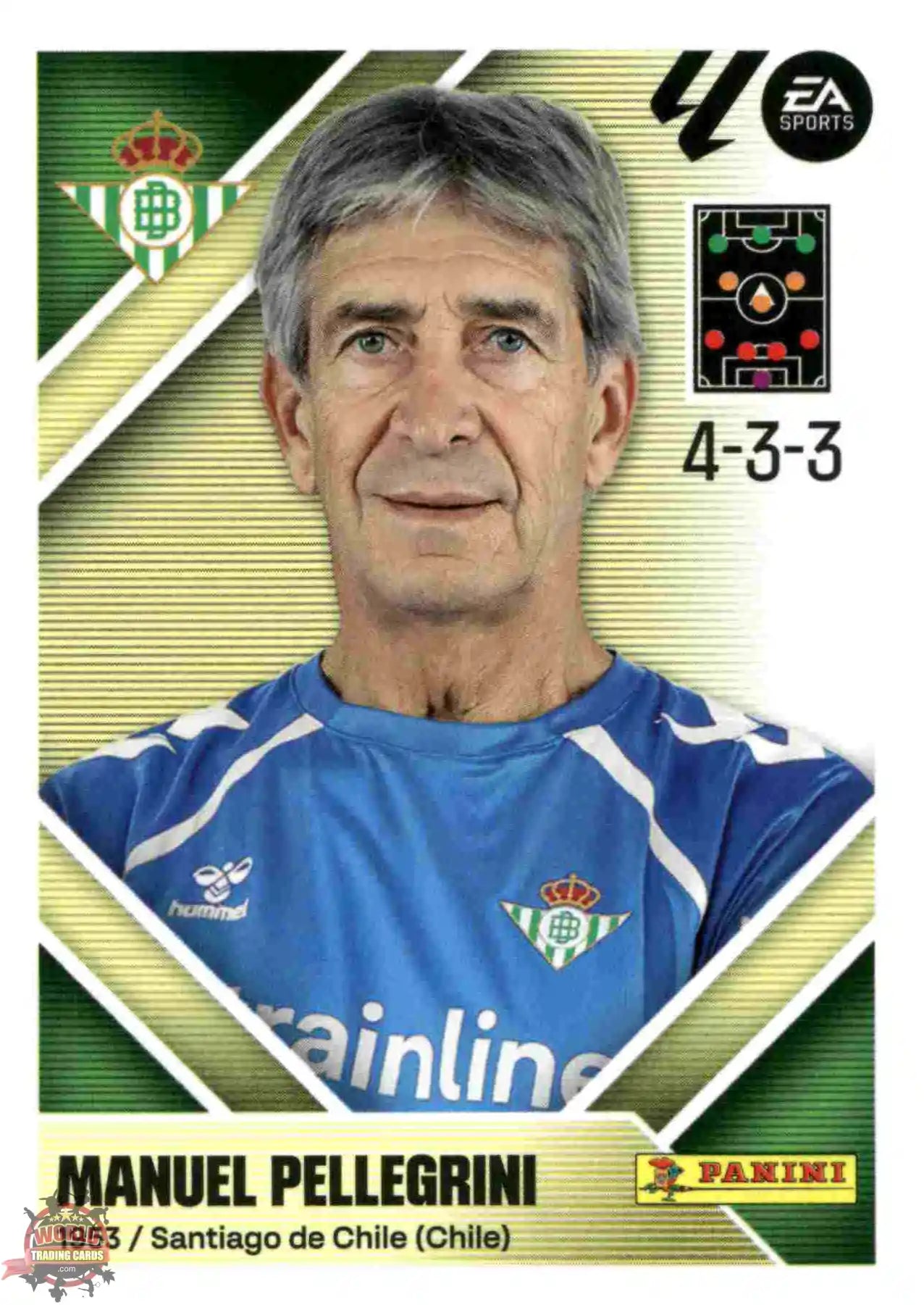 Panini | Liga Este | 2026-2027 | Real Betis | Basico | #02 | Manuel Pellegrini