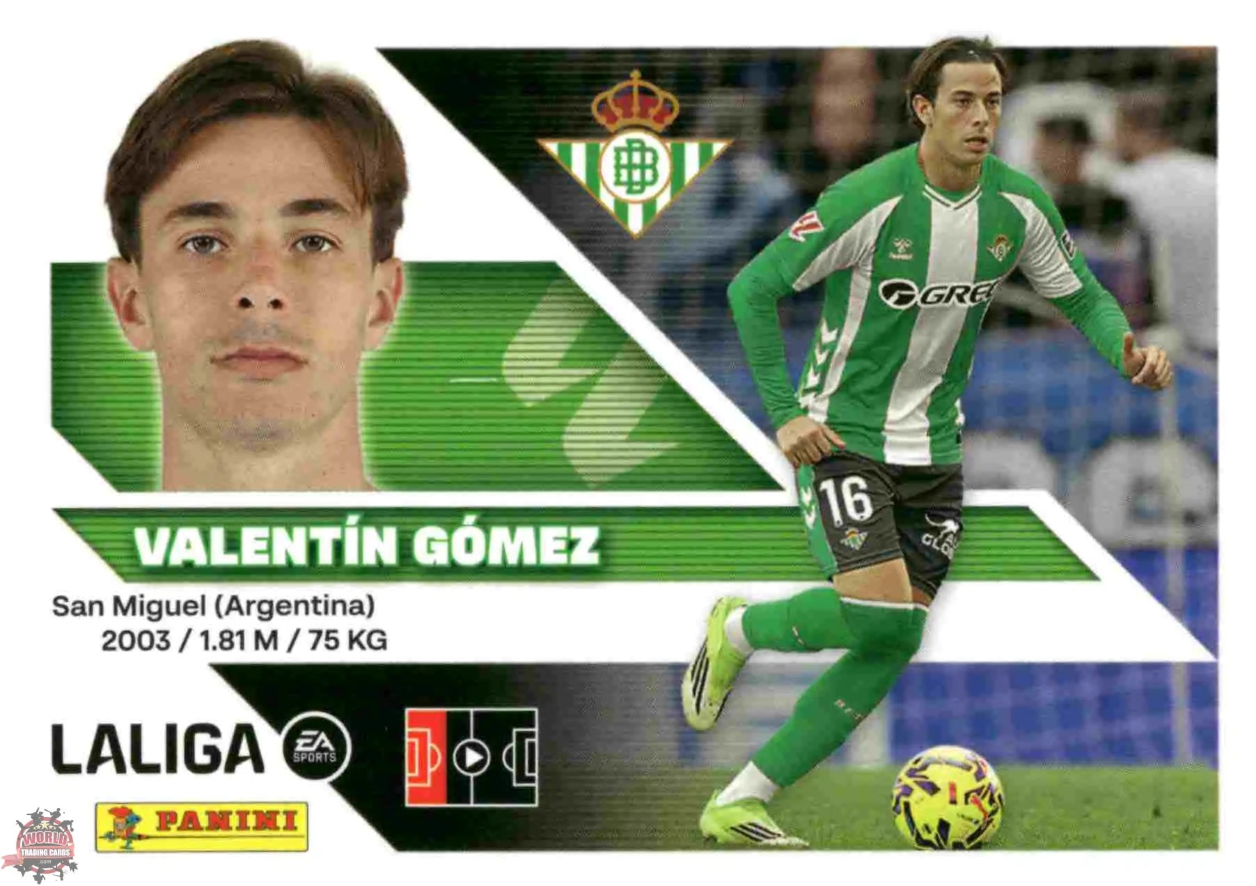 Panini | Liga Este | 2026-2027 | Real Betis | Basico | #09 | Valentín Gómez