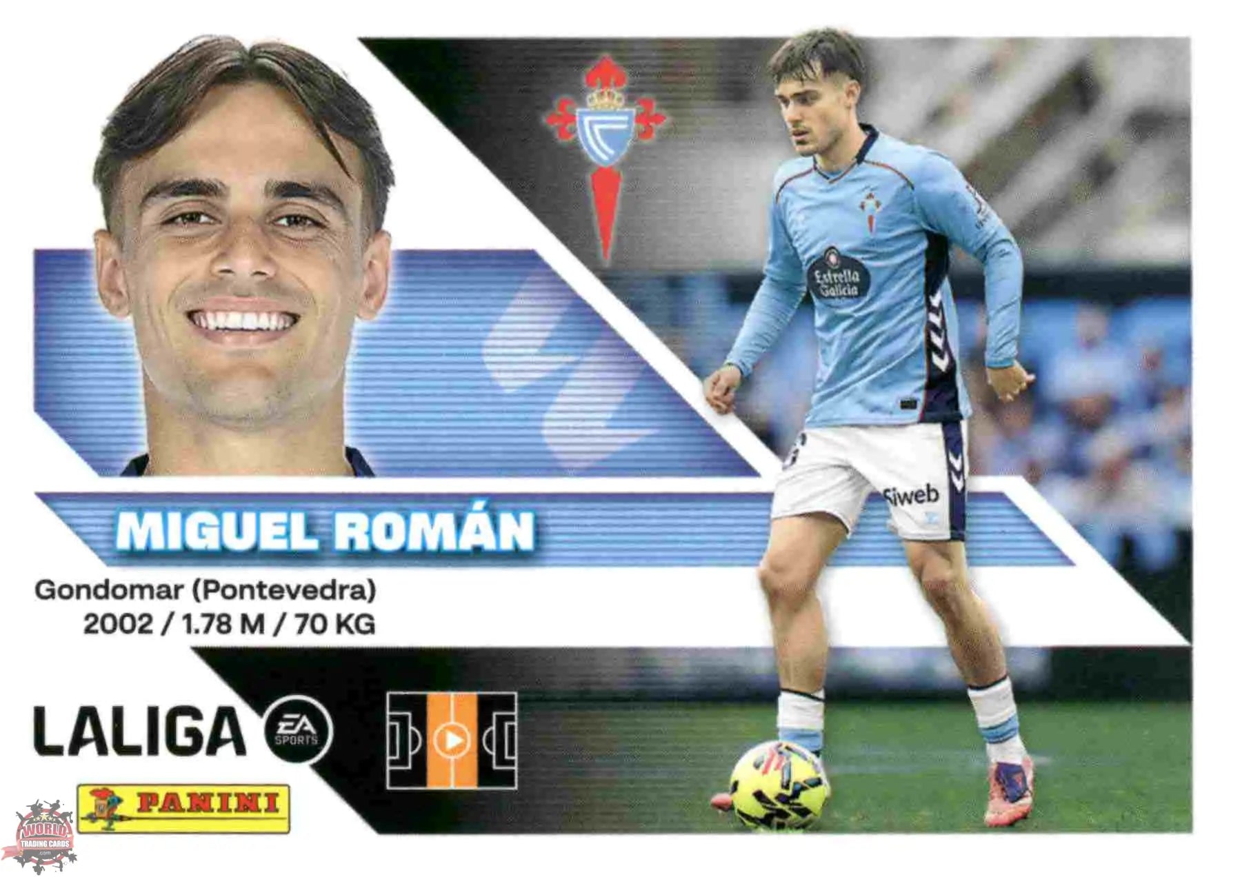 Panini | Liga Este | 2026-2027 | RC Celta de Vigo | Basico | #12 | Miguel Román