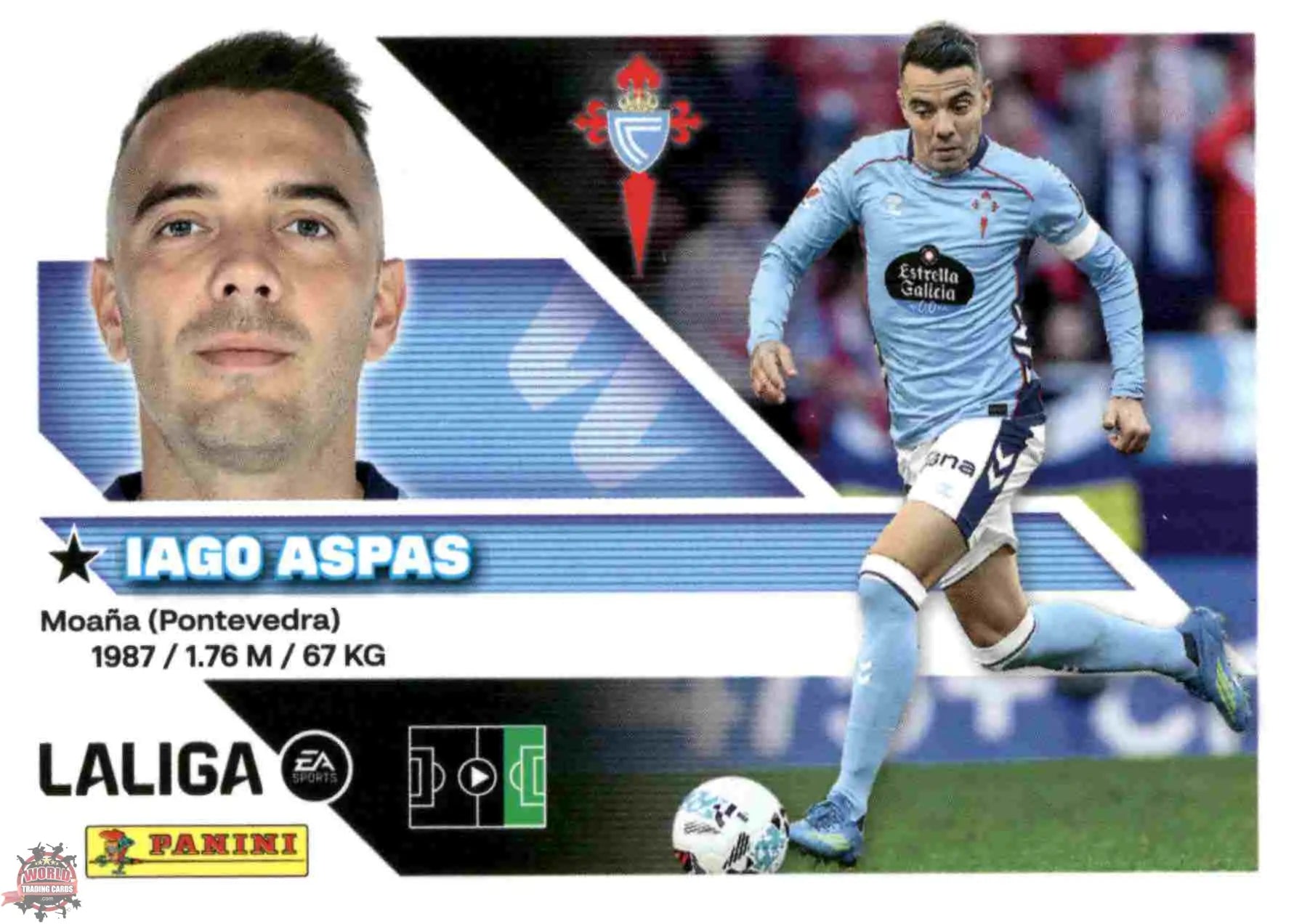 Panini | Liga Este | 2026-2027 | RC Celta de Vigo | Basico | #17 | Iago Aspas