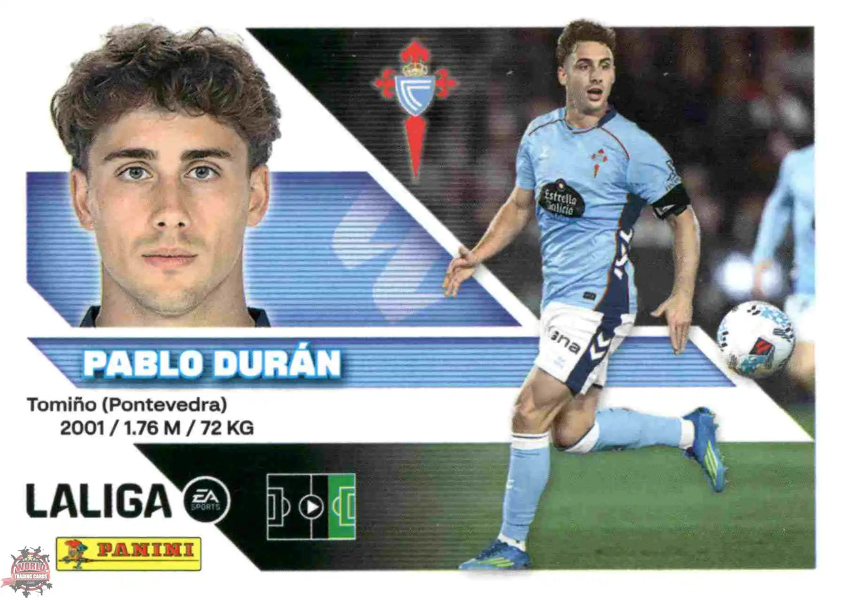 Panini | Liga Este | 2026-2027 | RC Celta de Vigo | Basico | #18A | Pablo Durán