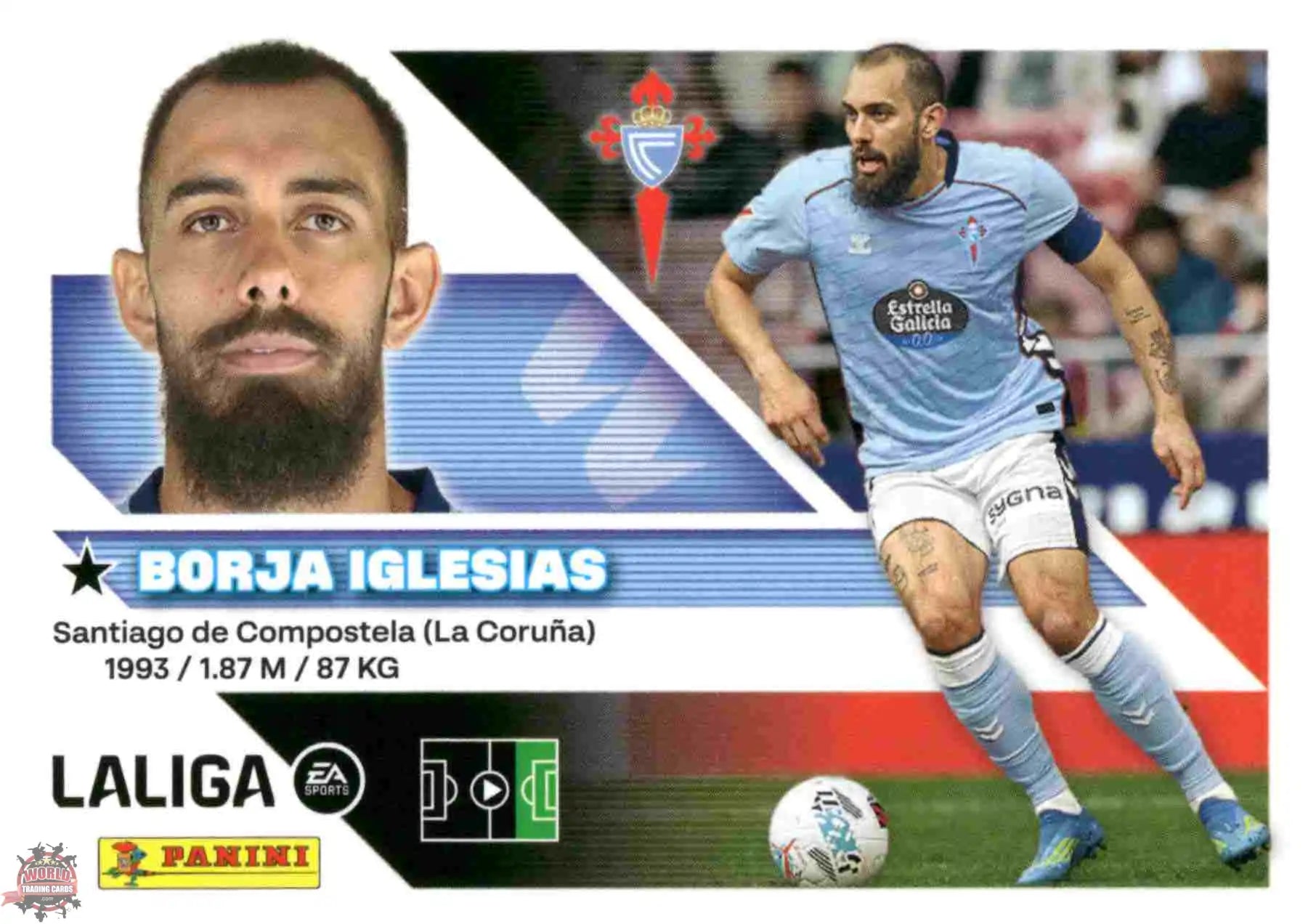 Panini | Liga Este | 2026-2027 | RC Celta de Vigo | Basico | #20 | Borja Iglesias