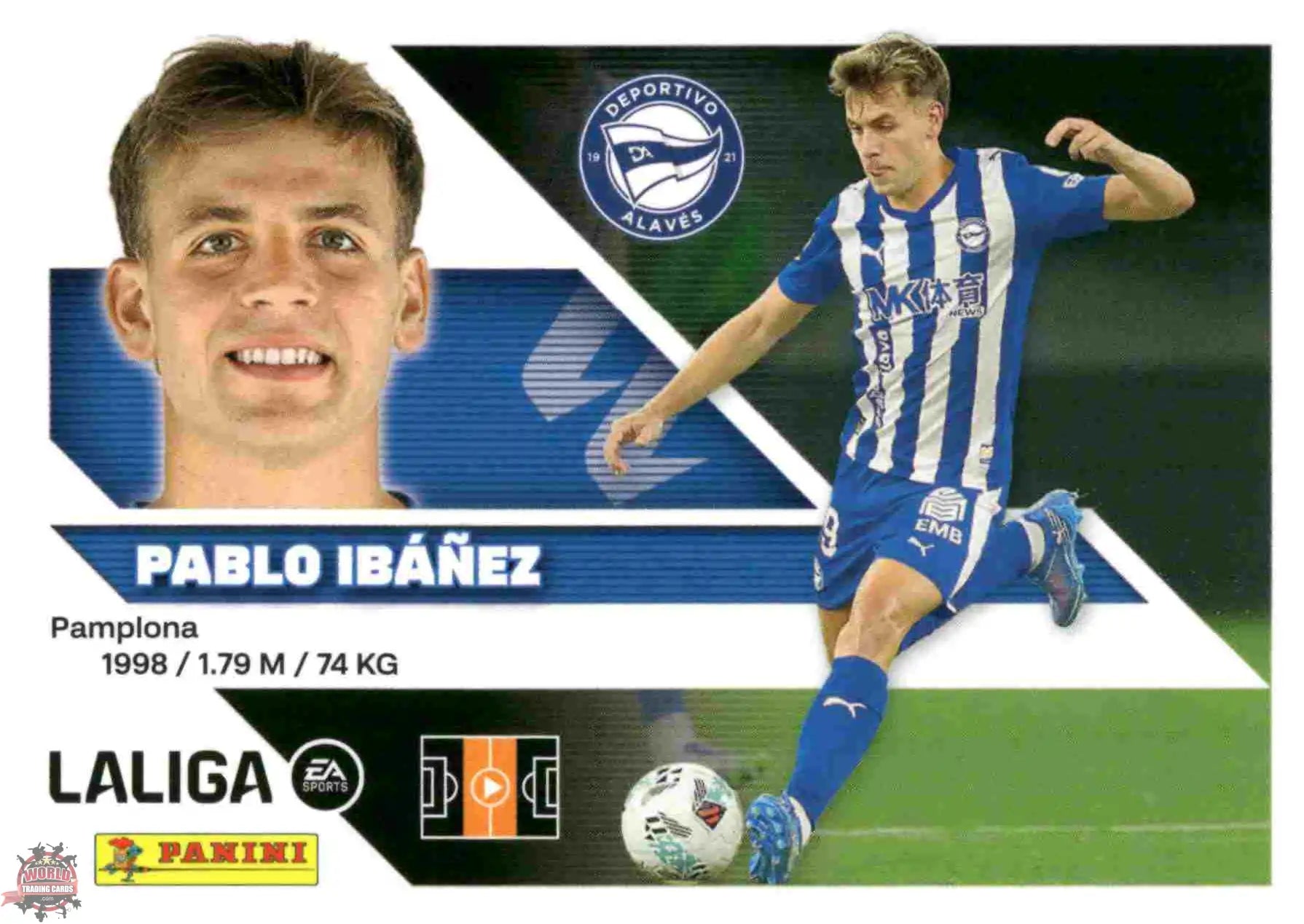 Panini | Liga Este | 2026-2027 | Deportivo Alavés | Basico | #15 | Pablo Ibáñez