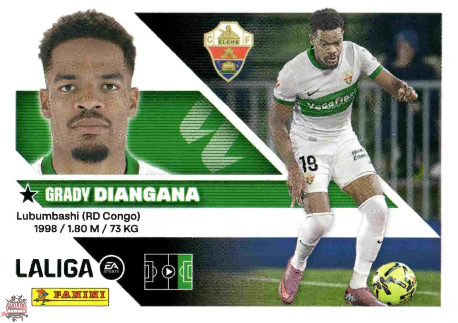 Panini | Liga Este | 2026-2027 | Elche CF | Basico | #19 | Diangana