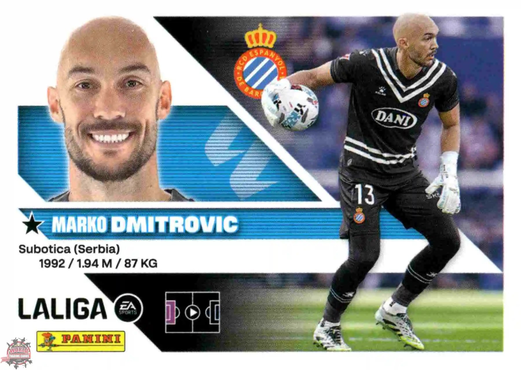 Panini | Liga Este | 2026-2027 | RCD Espanyol | Basico | #03 | Dmitrovic