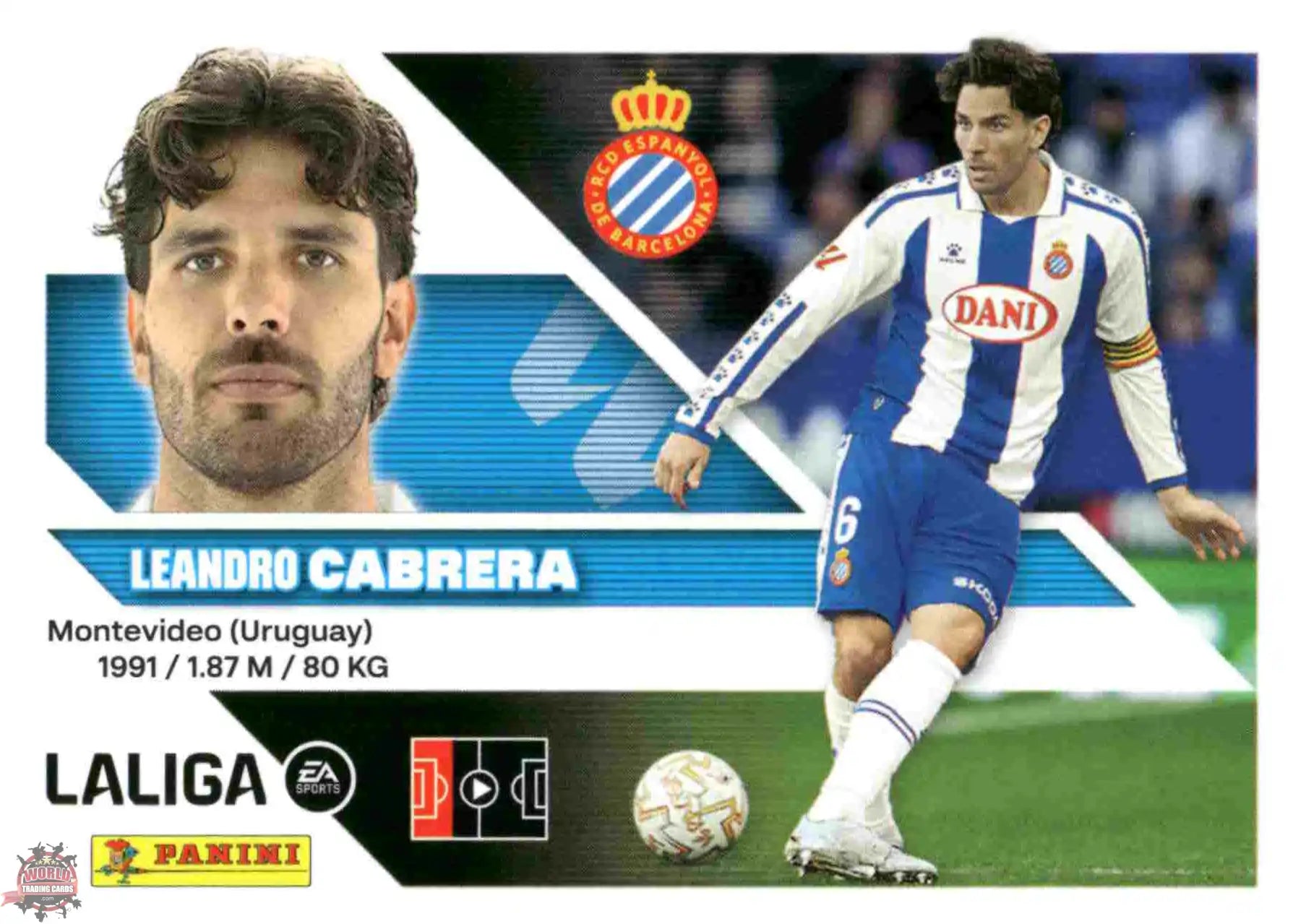 Panini | Liga Este | 2026-2027 | RCD Espanyol | Basico | #08 | Cabrera