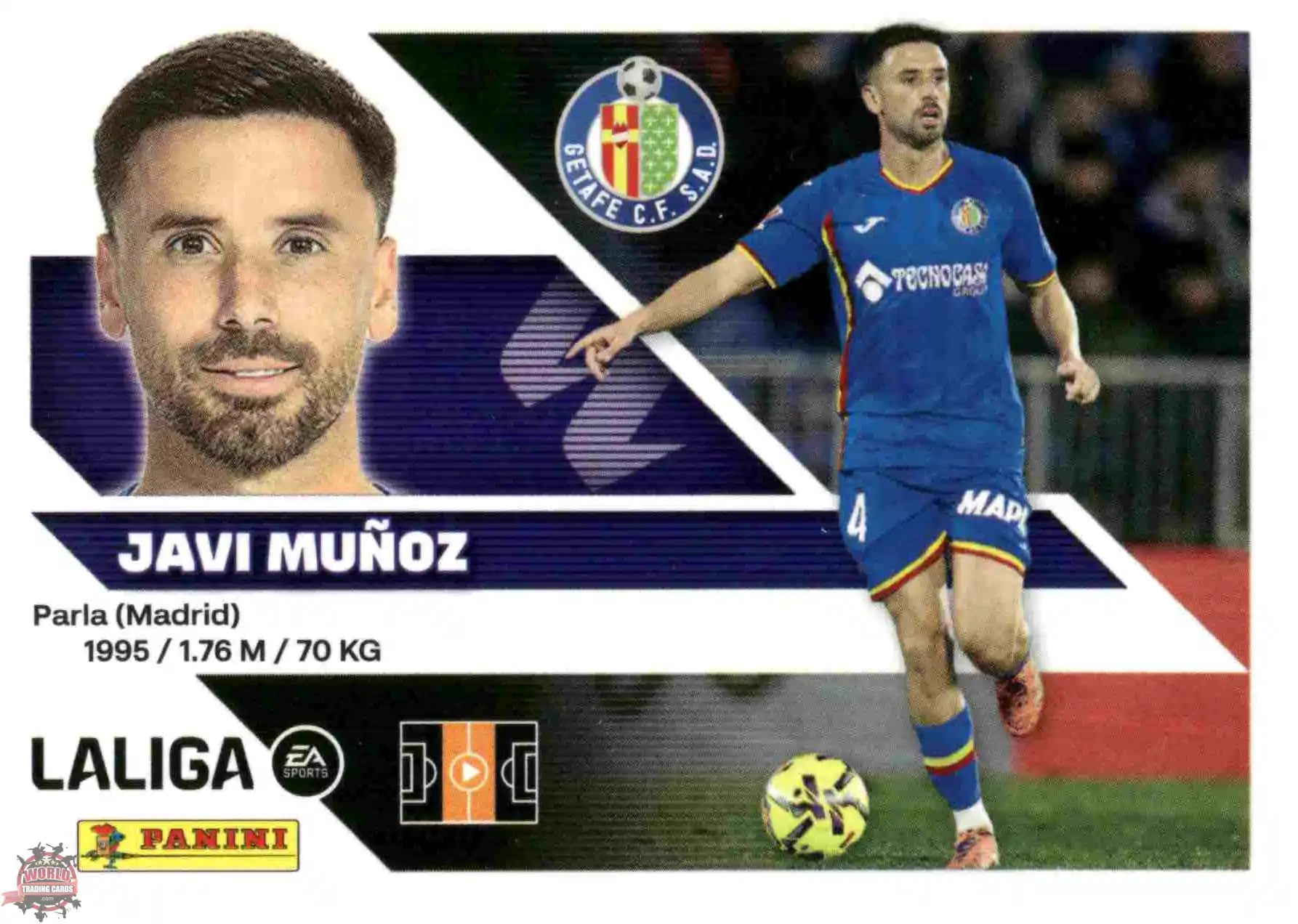 Panini | Liga Este | 2026-2027 | Getafe CF | Basico | #12 | Javi Muñoz