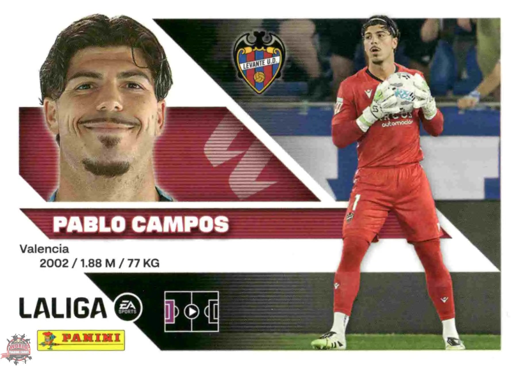 Panini | Liga Este | 2026-2027 | Levante UD | Basico | #04 | Pablo Campos
