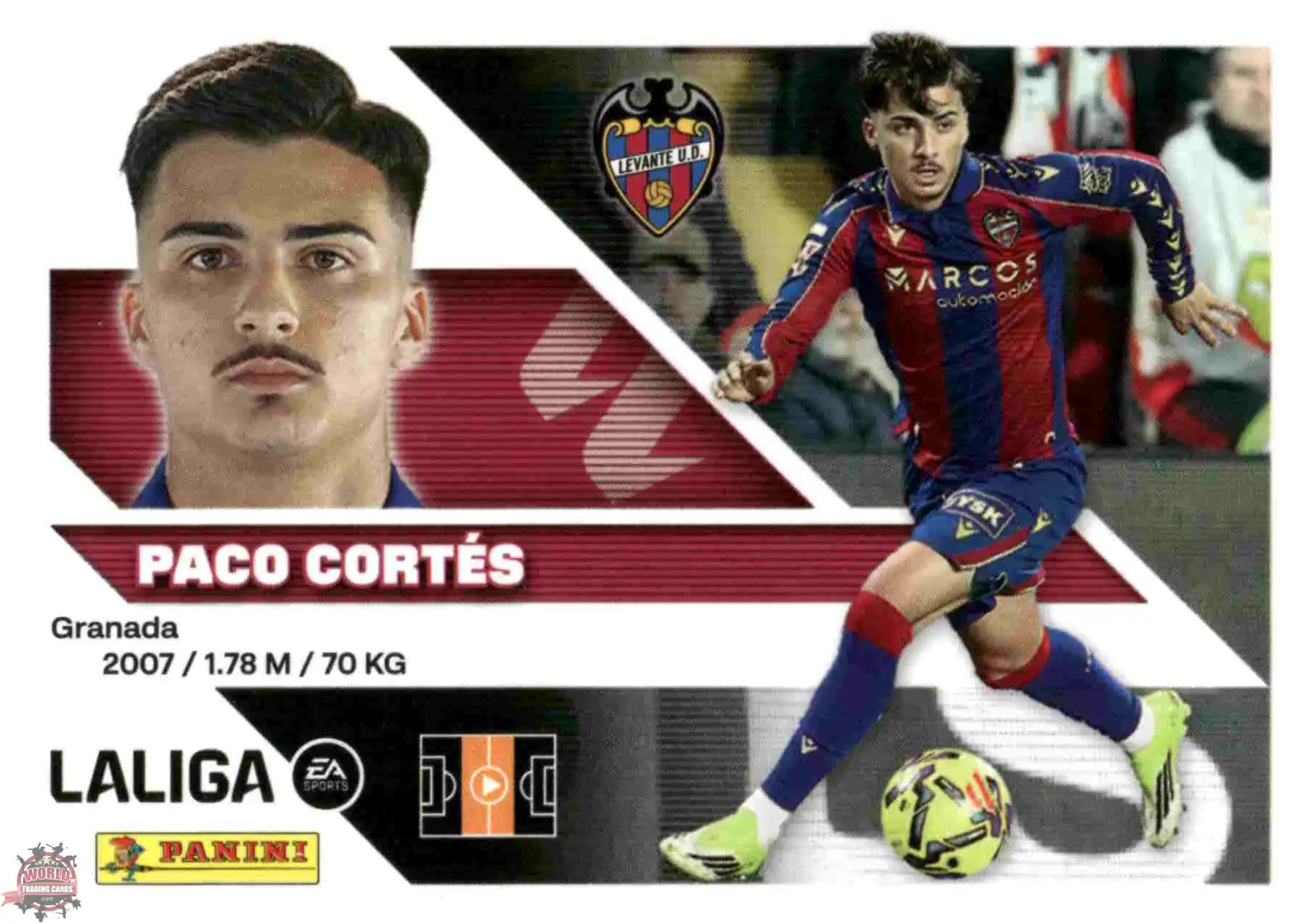 Panini | Liga Este | 2026-2027 | Levante UD | Basico | #14B | Paco Cortés