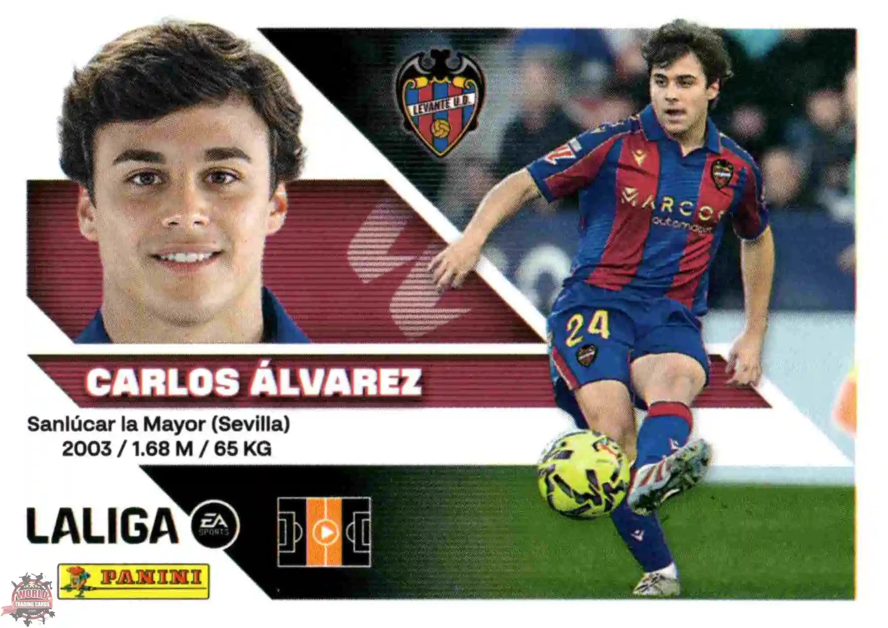 Panini | Liga Este | 2026-2027 | Levante UD | Basico | #15 | Carlos Álvarez