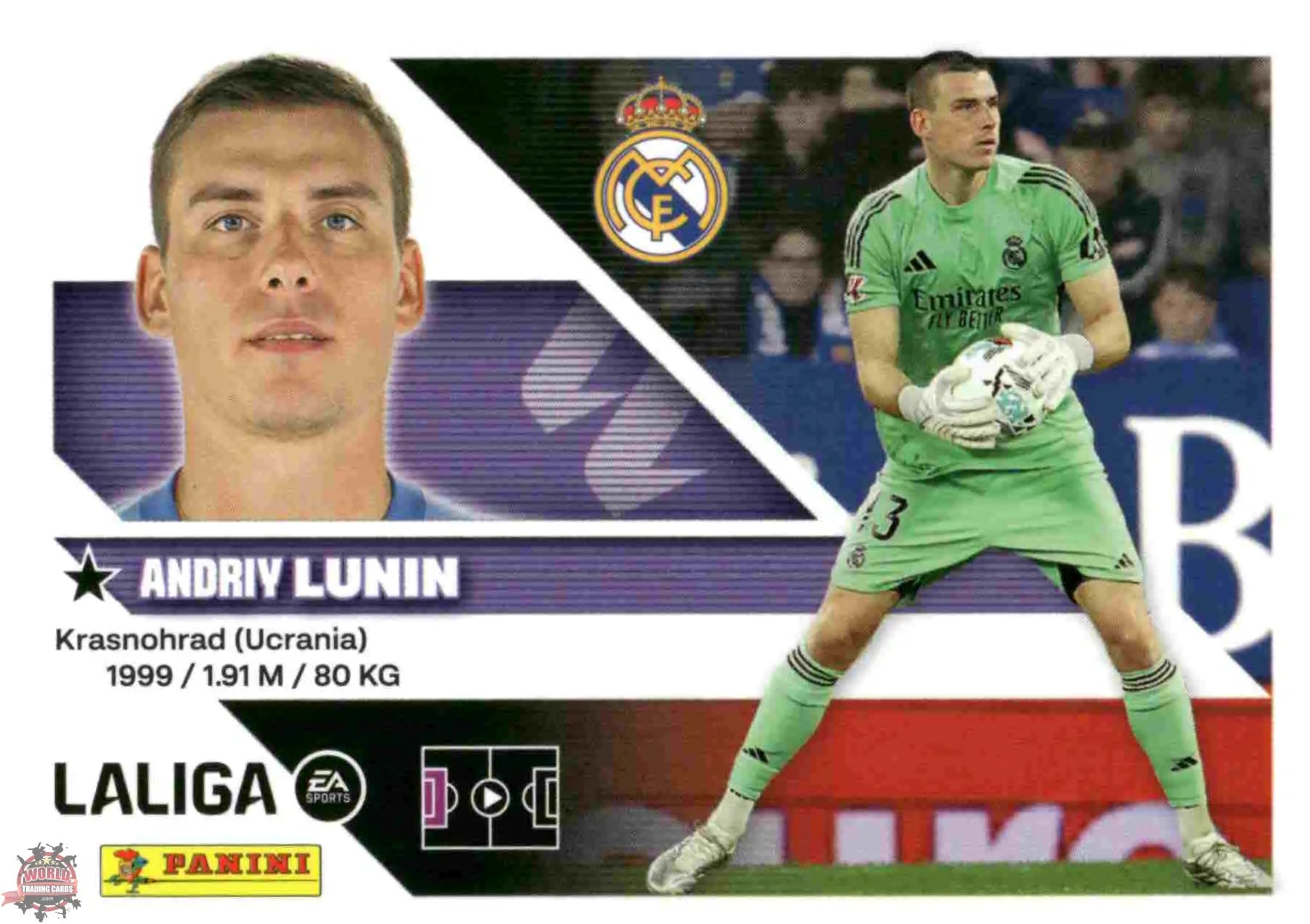 Panini | Liga Este | 2026-2027 | Real Madrid CF | Basico | #04 | Lunin