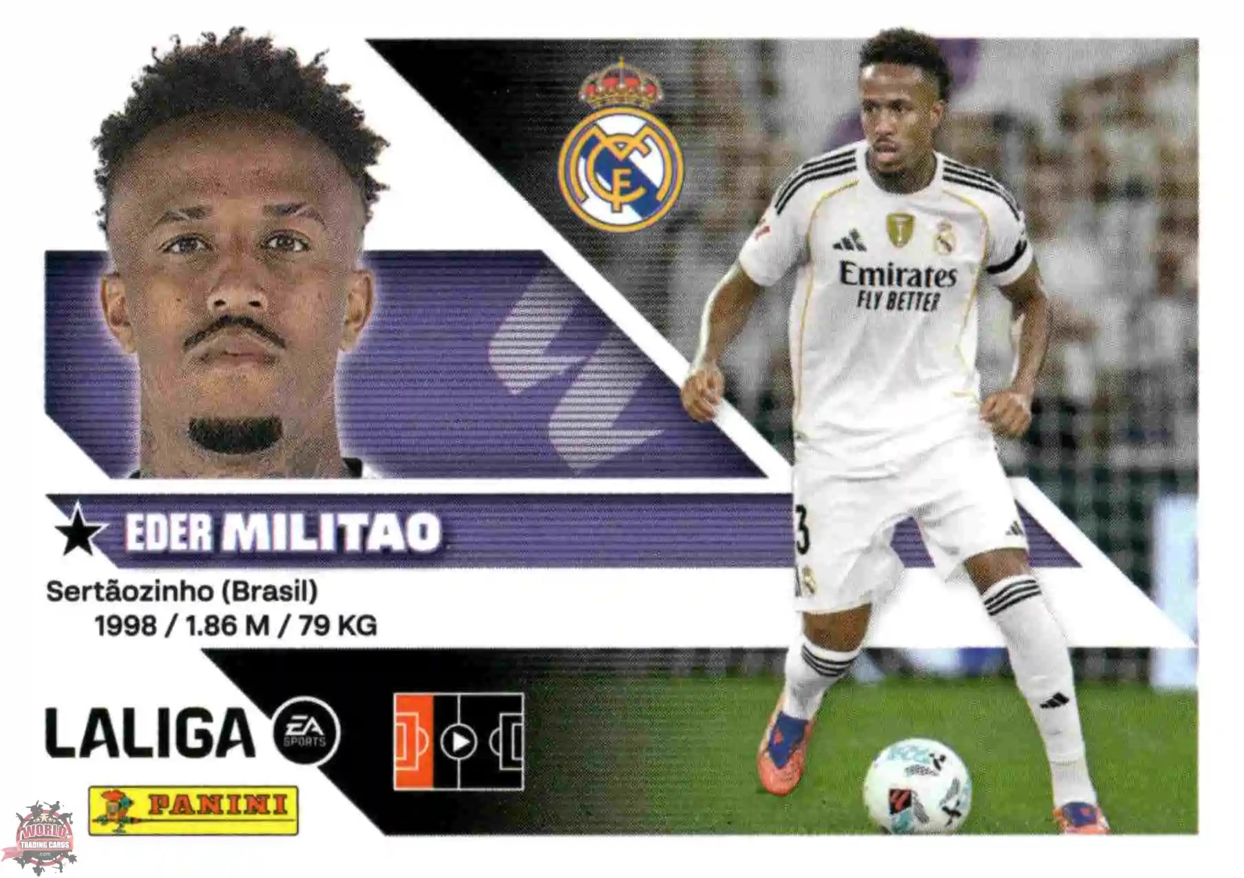 Panini | Liga Este | 2026-2027 | Real Madrid CF | Basico | #06 | Militao