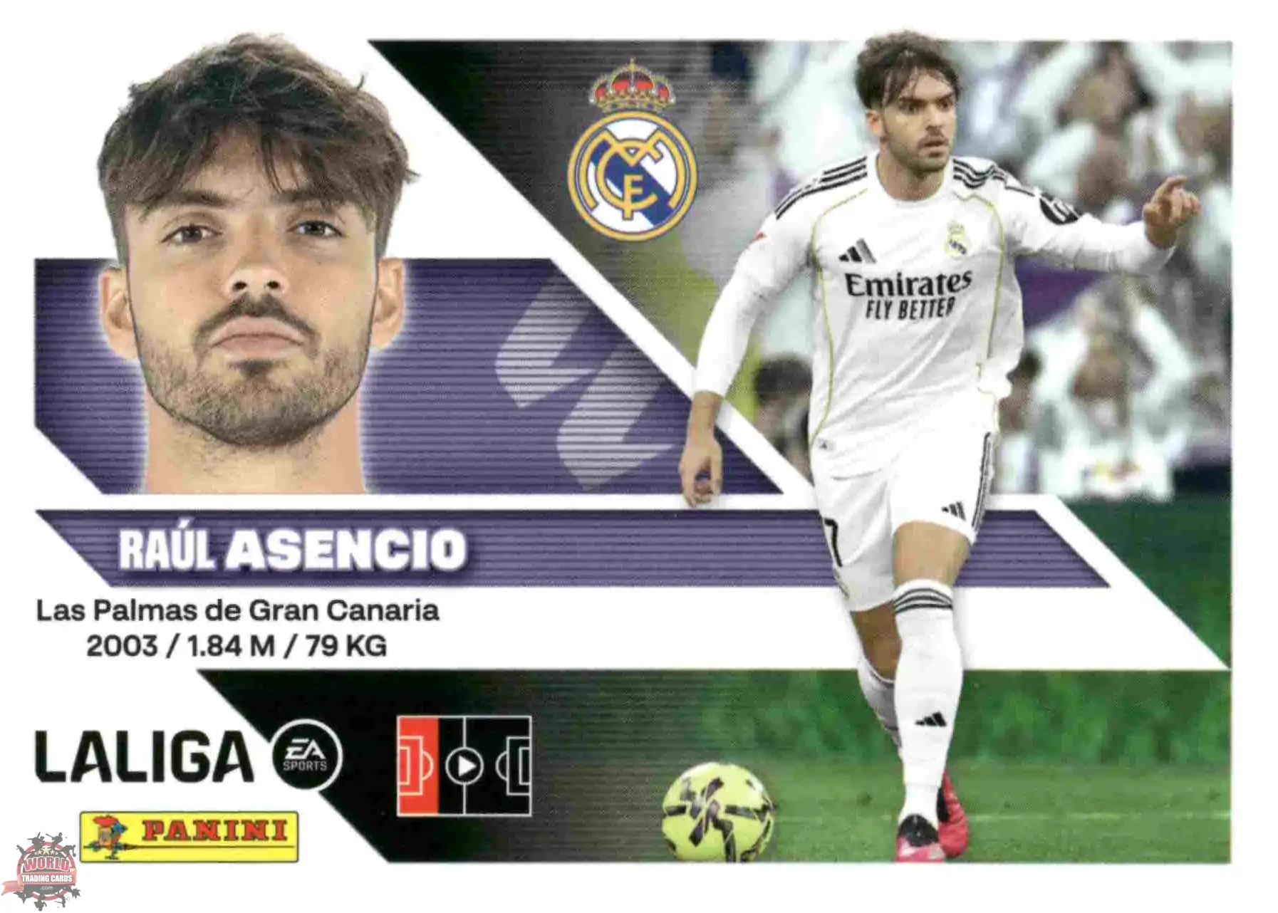 Panini | Liga Este | 2026-2027 | Real Madrid CF | Basico | #07 | Asencio