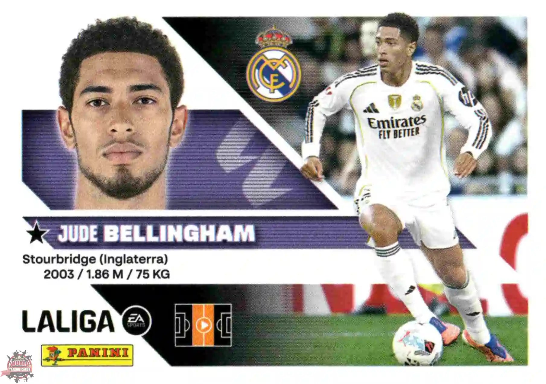 Panini | Liga Este | 2026-2027 | Real Madrid CF | Basico | #14 | Bellingham