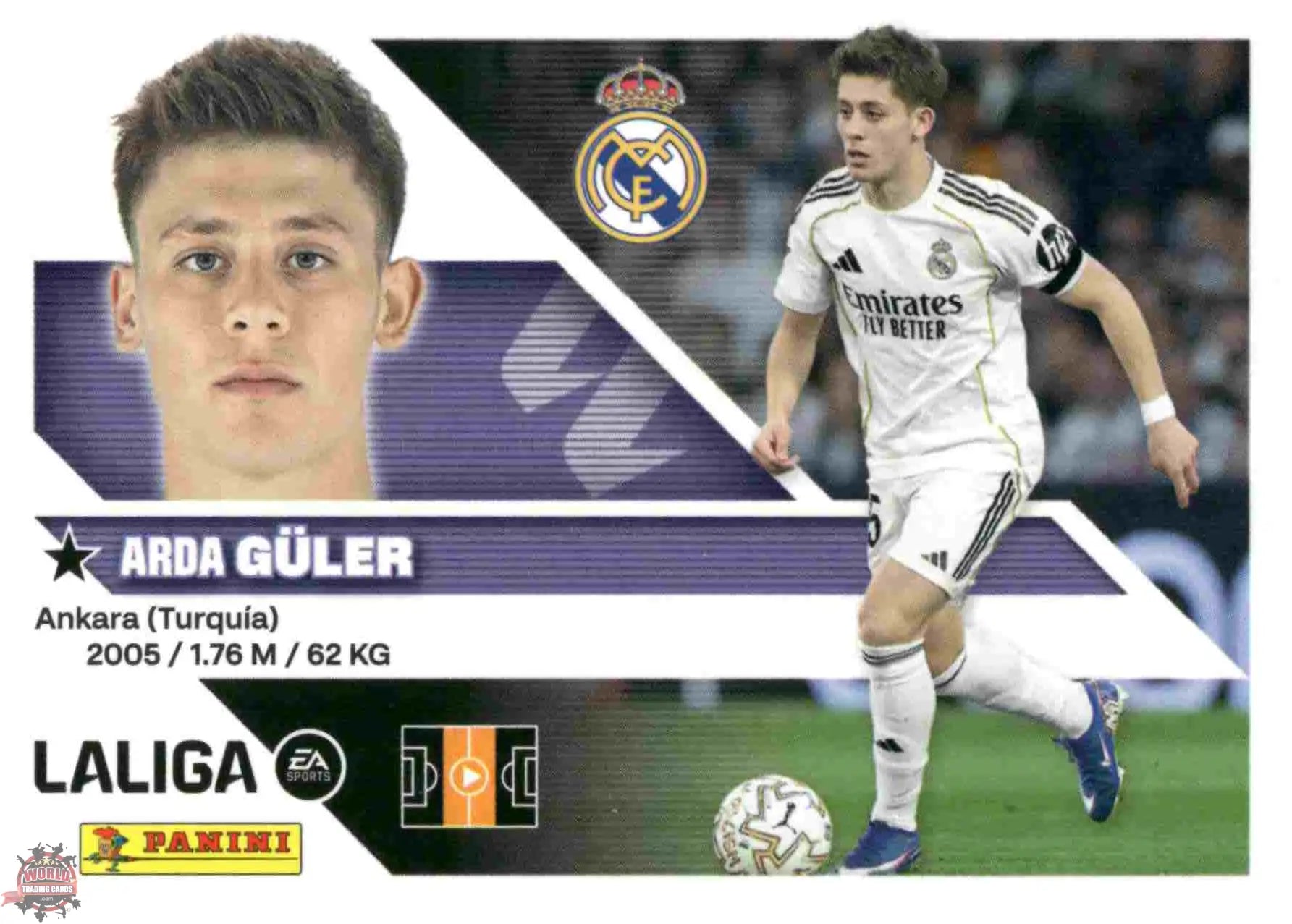 Panini | Liga Este | 2026-2027 | Real Madrid CF | Basico | #15A | Güler