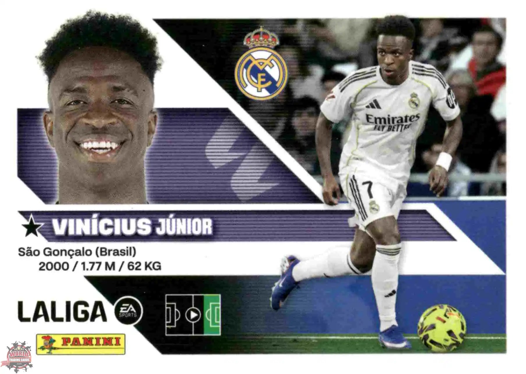 Panini | Liga Este | 2026-2027 | Real Madrid CF | Basico | #19 | Vinícius