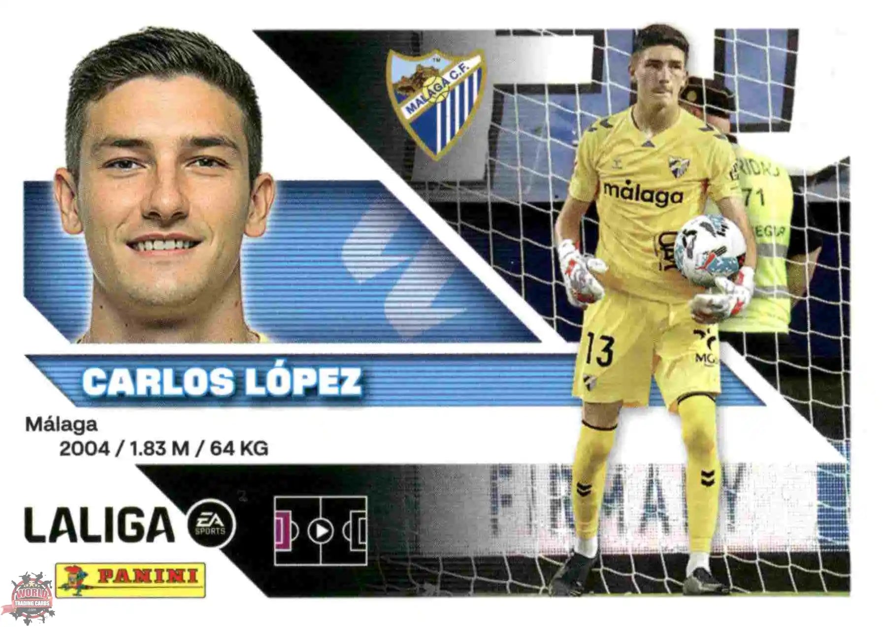 Panini | Liga Este | 2026-2027 | Malaga CF | Basico | #04 | Carlos López